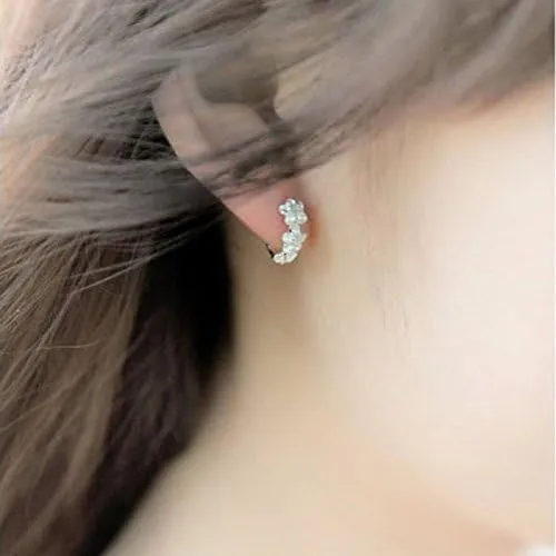 Gold Hoop Earrings for Women,925 Sterling Silver Small Hoop Earrings Anniversary Mother's Day Valentine Fashion Jewelry Gifts