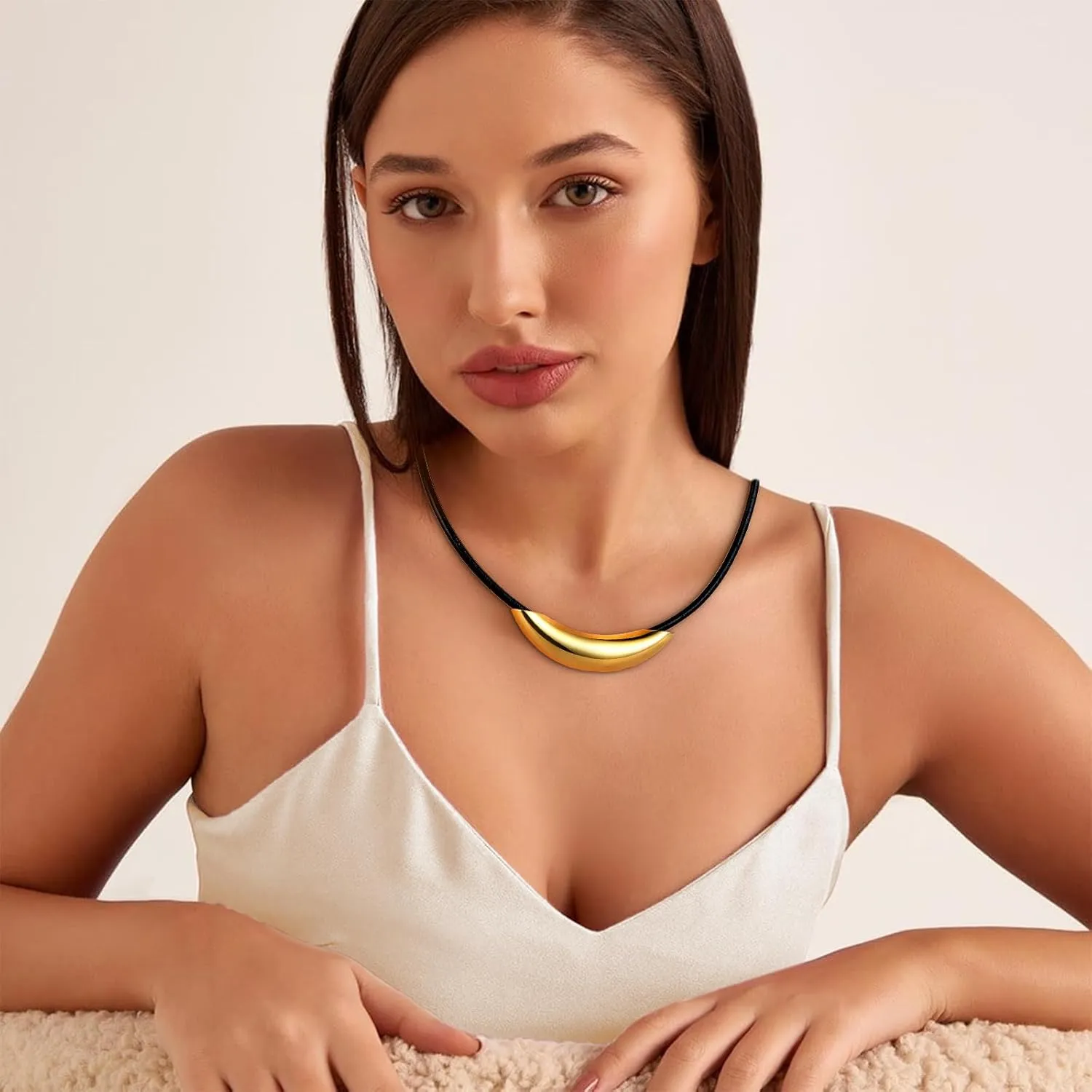 Gold Layered Necklaces for Women,14K Gold Plated/Silver Stackable Necklaces Set Trendy,Layering Choker Necklaces Jewelry
