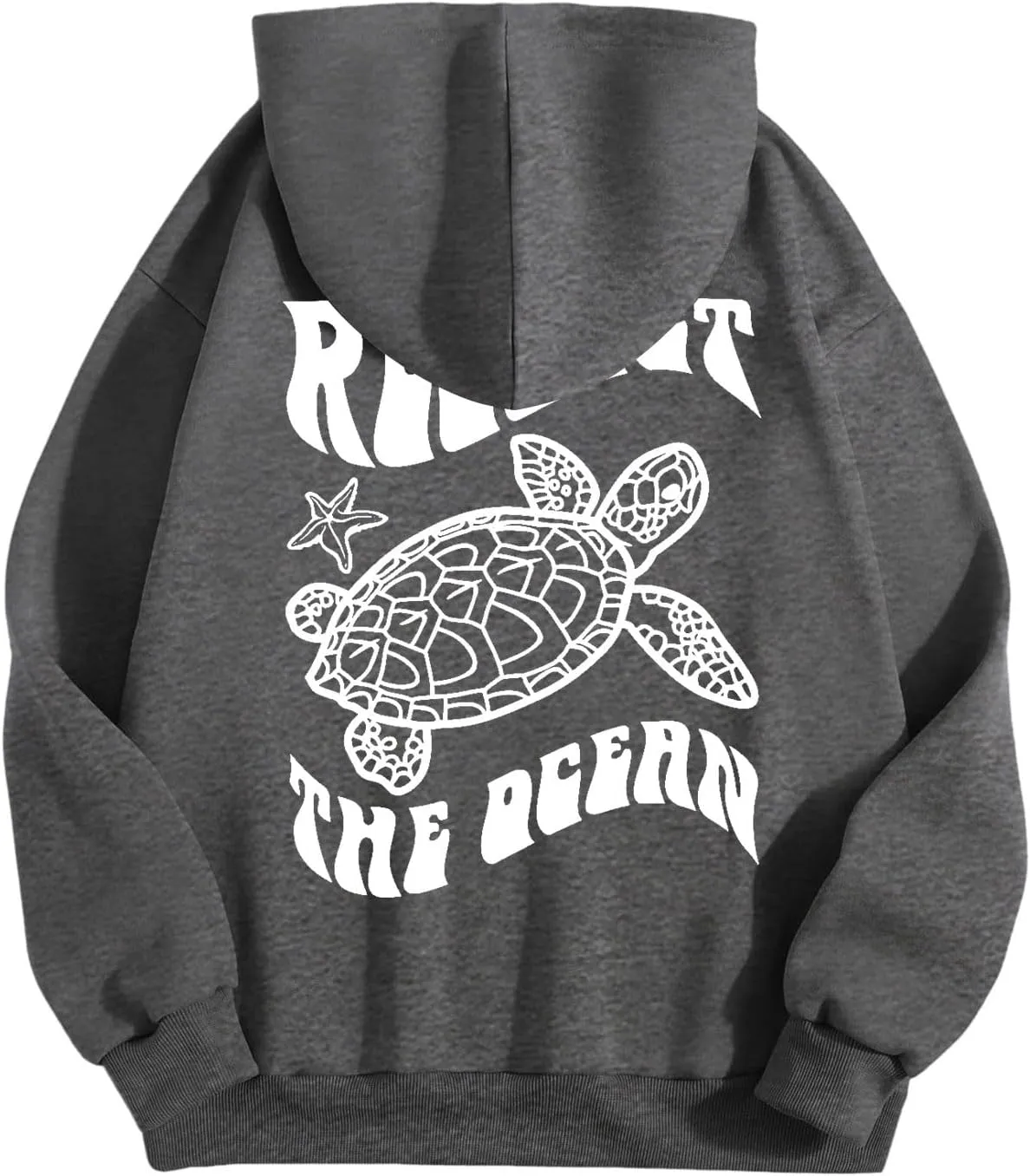 Graphic Crewneck Sweatshirts Women Pullover Ocean Beach Sunset Hoodie - Ocean Beach Hoodie Aesthetic