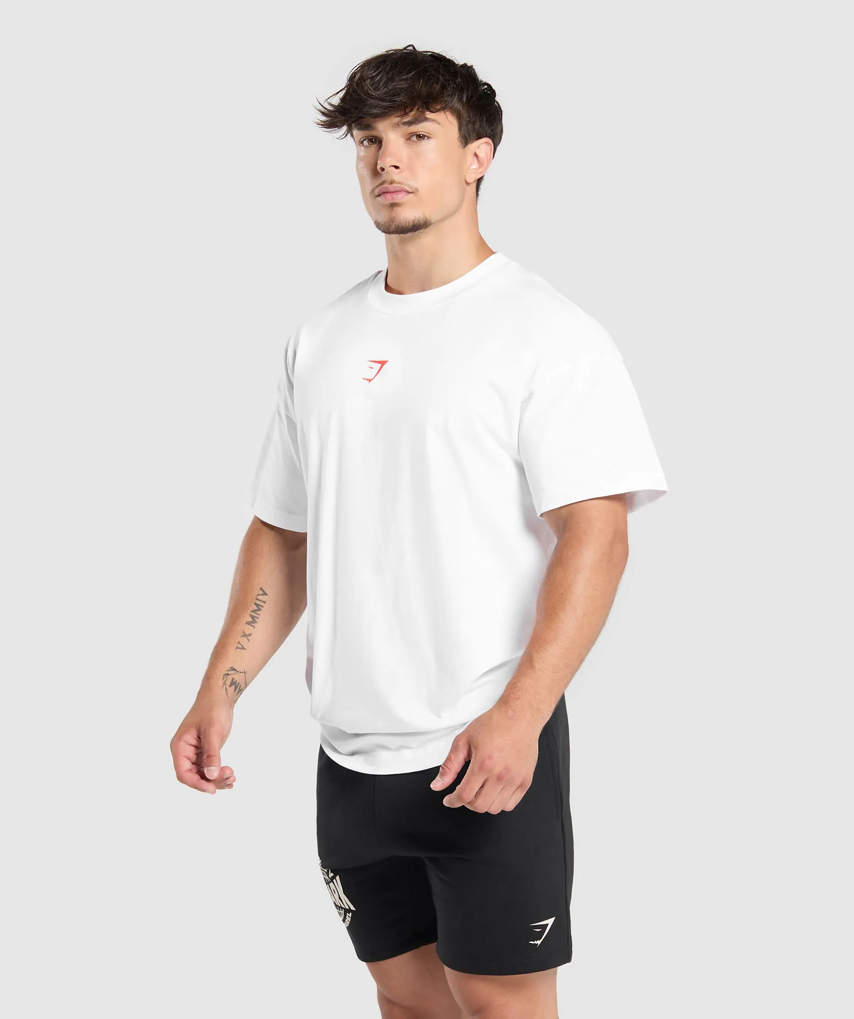 Gymshark Heavy Duty Lifter T-Shirt - White