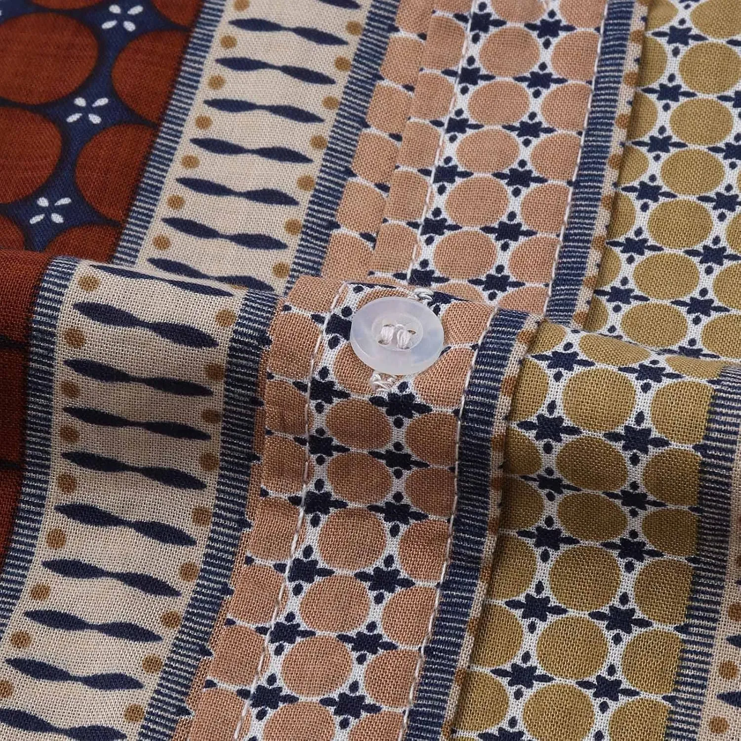 Hawaiian Shirt for Men Button Down Beach Tropical Shirts Cardigan Shirts Men's Striped Lapel Shirts Tshirts Shirts