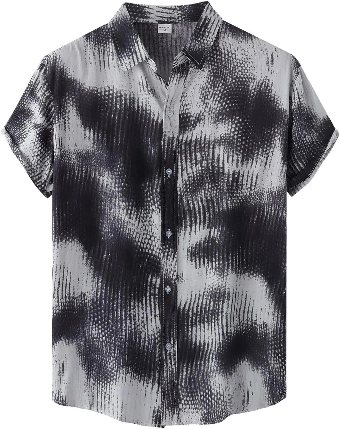 Hawaiian Shirt for Men Button Down Beach Tropical Shirts Cardigan Shirts Men's Striped Lapel Shirts Tshirts Shirts