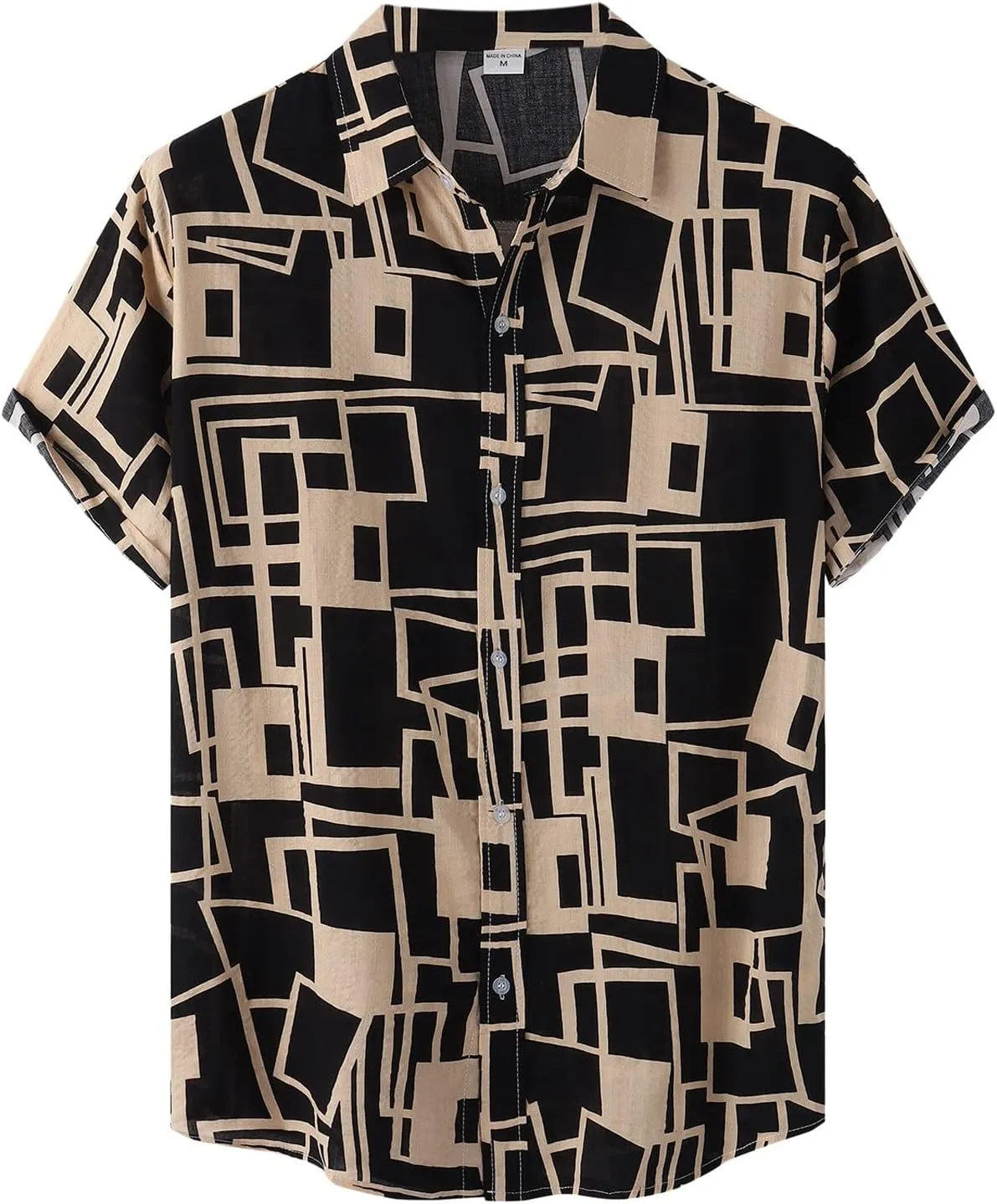 Hawaiian Shirt for Men Button Down Beach Tropical Shirts Cardigan Shirts Men's Striped Lapel Shirts Tshirts Shirts