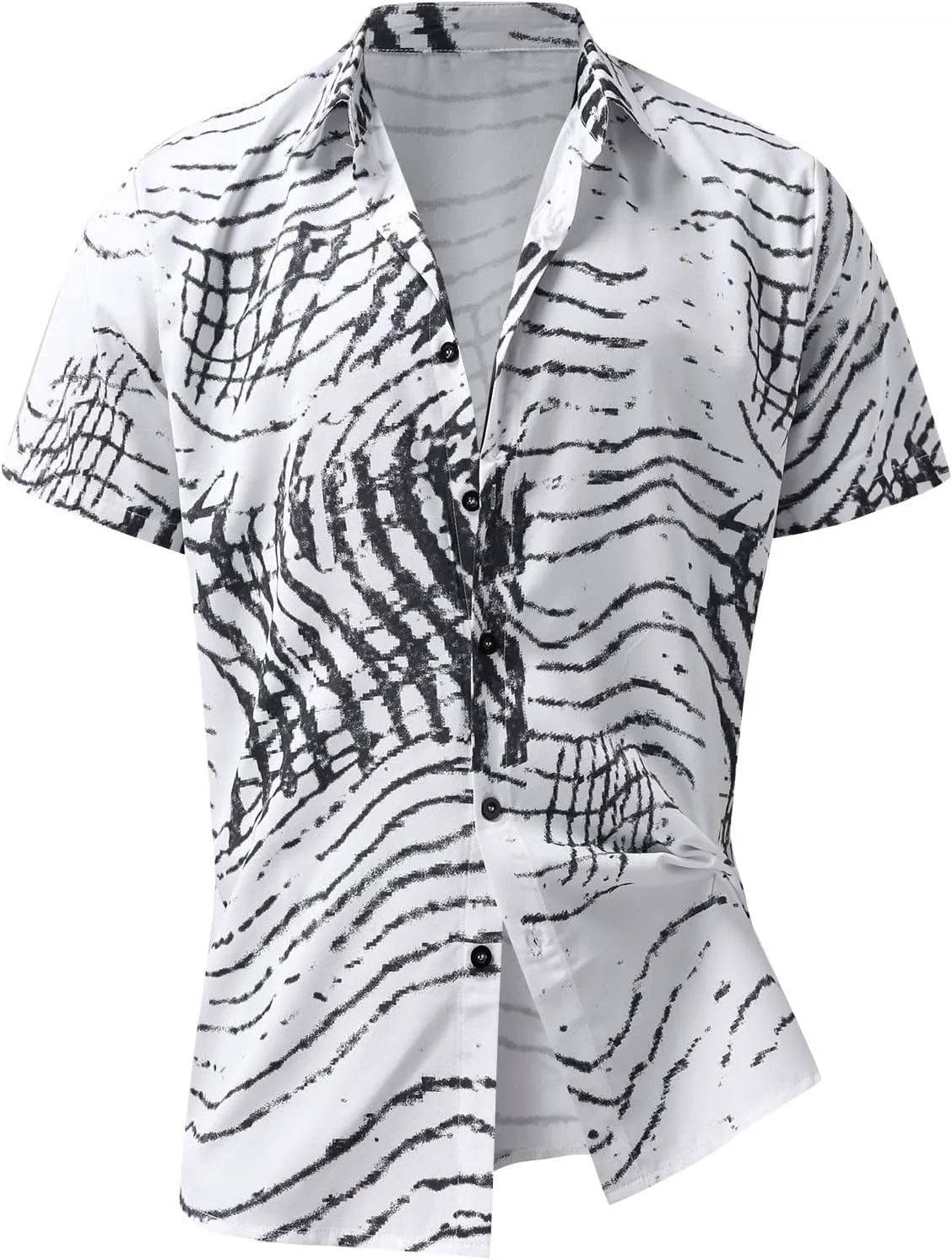 Hawaiian Shirt for Men Button Down Beach Tropical Shirts Sleeve Shirts Mens Summer Shirts Vintage Short Sleeve Shirts