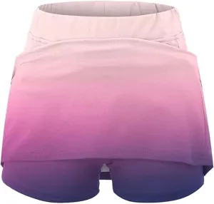 High Waisted Skorts for Women Gradient Stretchy Tennis Shirt Lightweight Casual Comfortable Shirts Skirts with Pockets