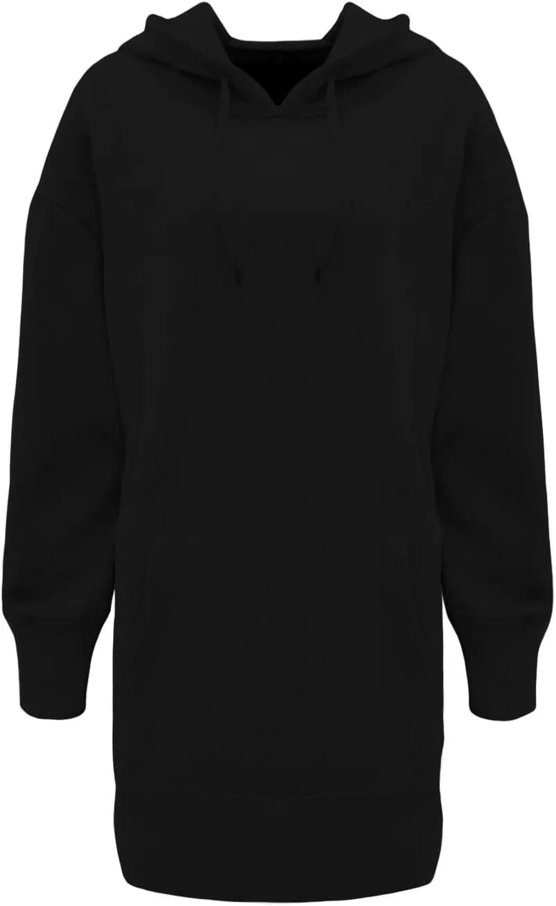 Hoodie Dress for Women 2024 Fall Long Sleeve Fleece Pullover Sweatshirts Oversized Hoodies with Kangaroo Pocket