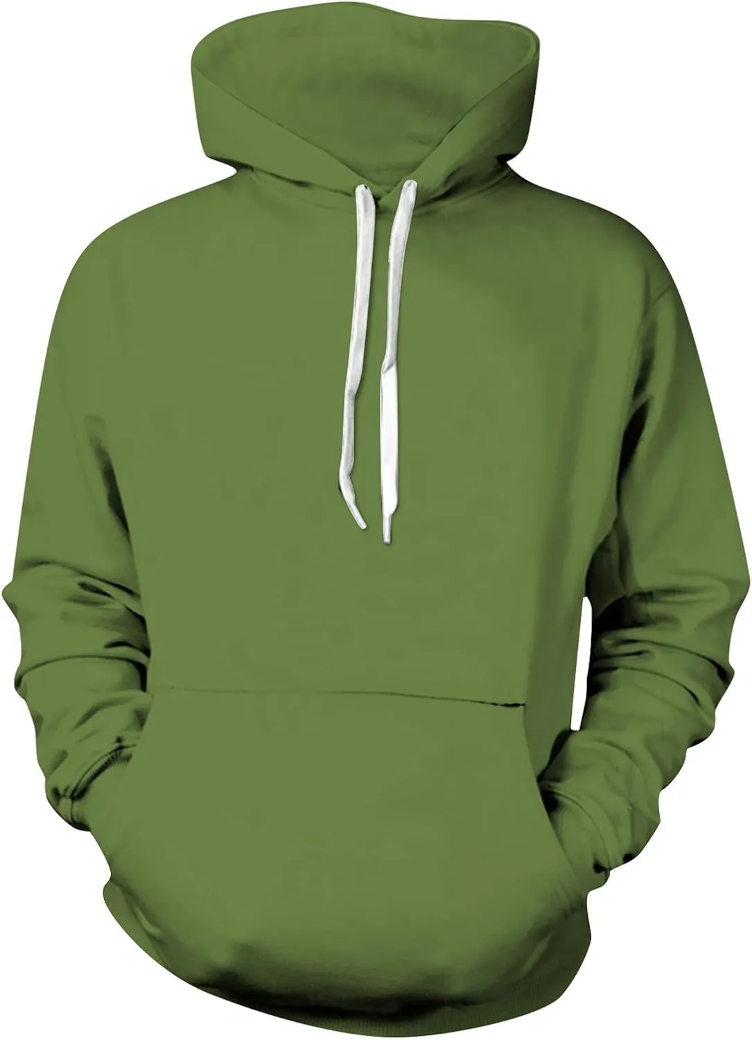 Hoodies for Men 2024 Men's Fleece Pullover Hoodie Loose Fit Ultra Soft Hooded Sweatshirt with Pockets