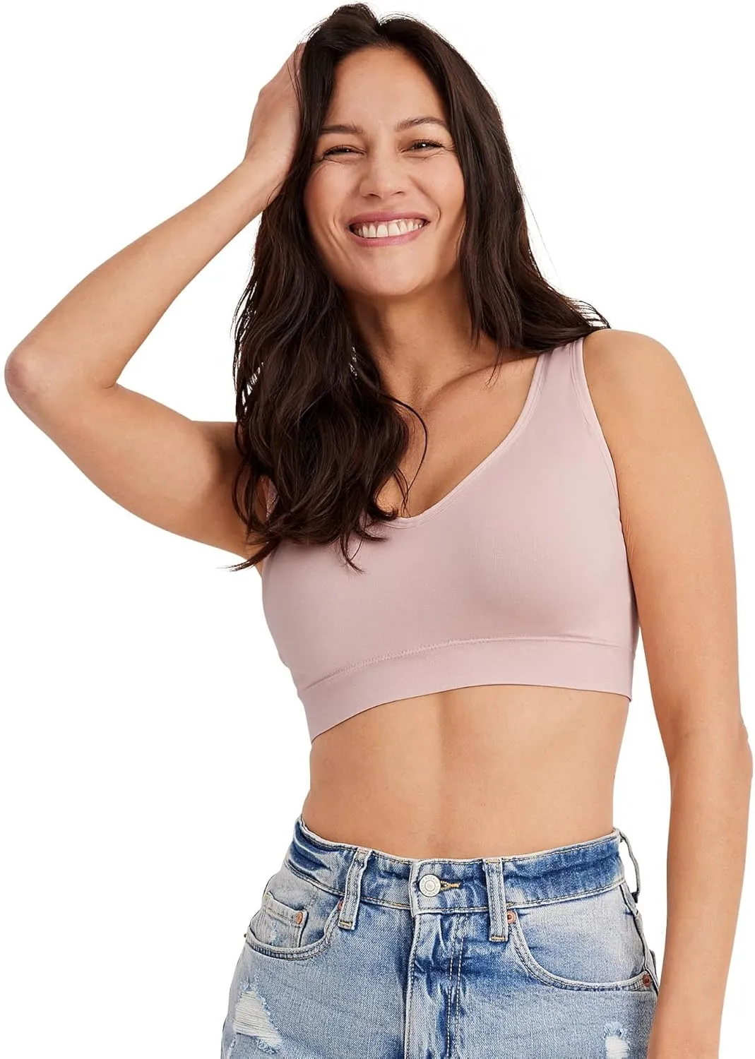 Jockey Women's Bra Seamfree Back Smoothing Bralette