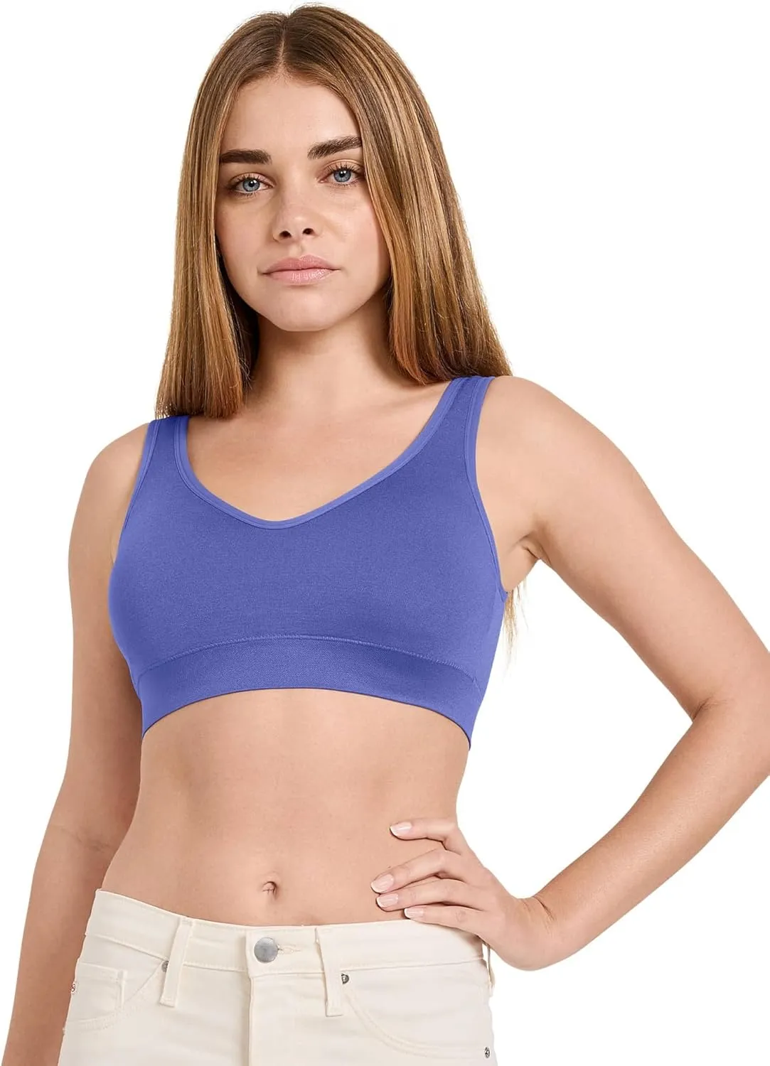 Jockey Women's Bra Seamfree Back Smoothing Bralette