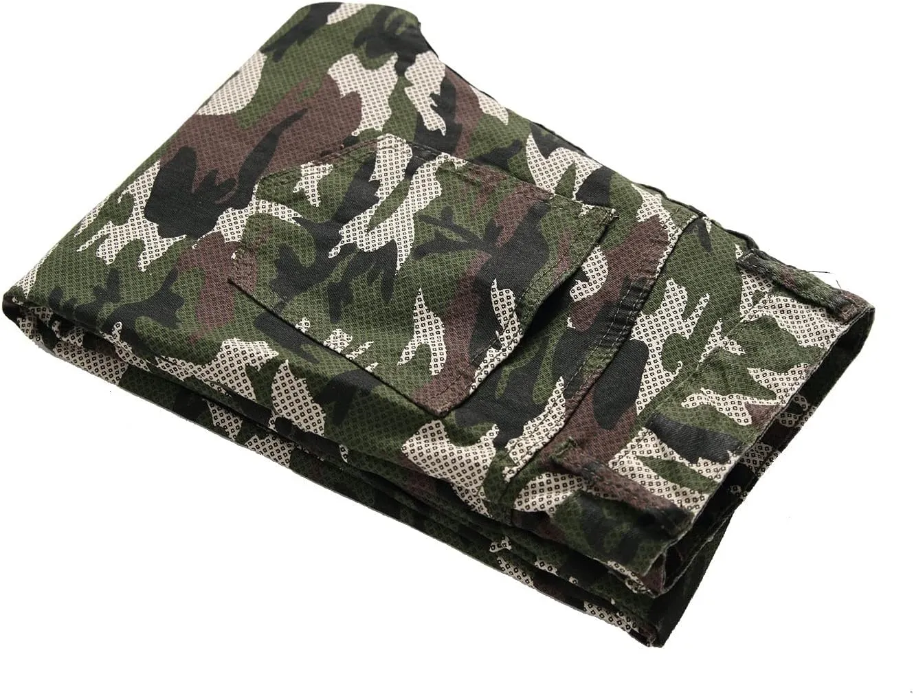 Kaxiya2021 Men's Camo Stretch Pants Military Distressed Straight Moto Jeans Outdoor Apparel Skinny Slim Fit Hiking Pants