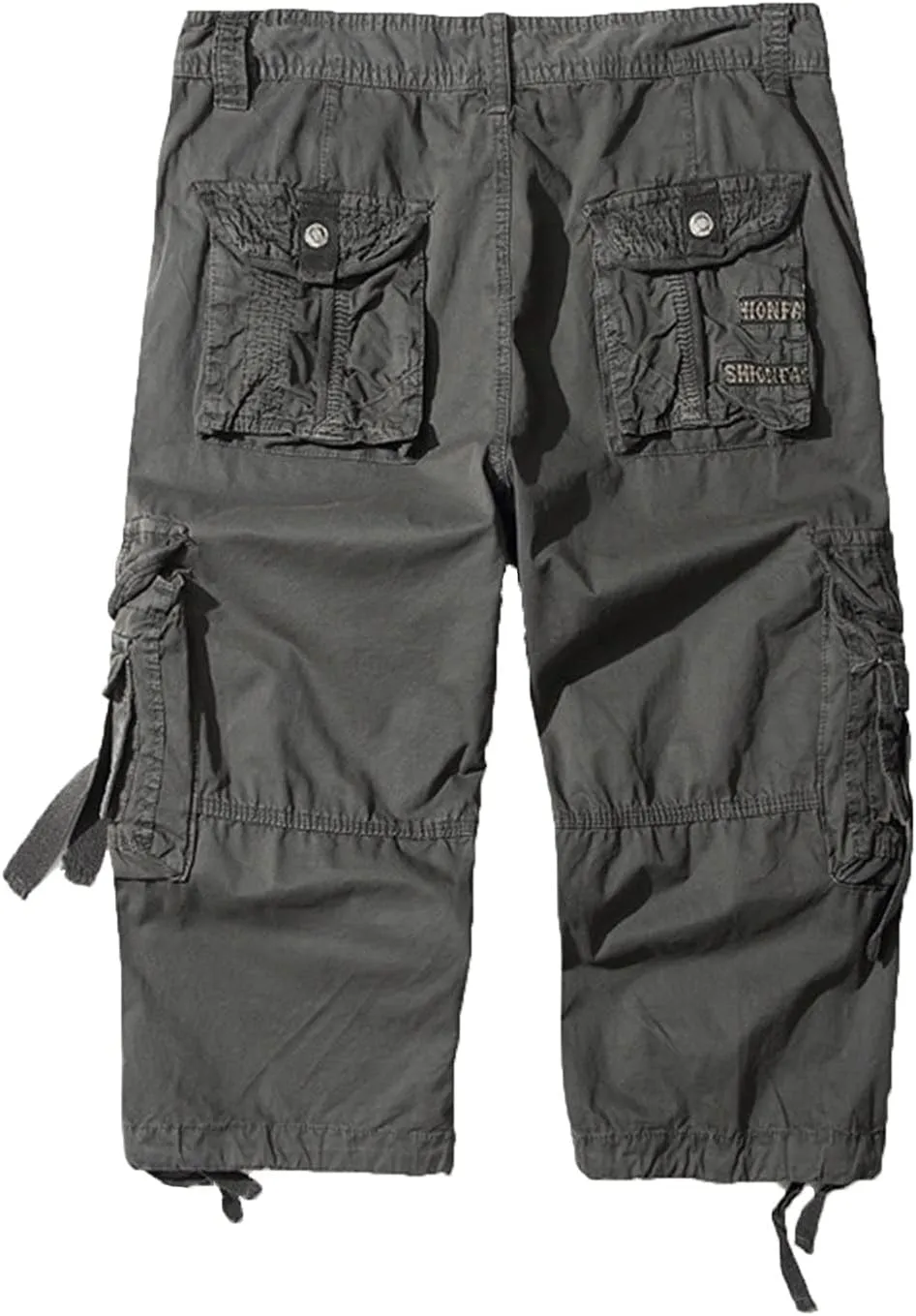 Kaxiya2021 Men's Cargo Shorts Loose Fit Multi Pocket Short Pants Cotton Slim Fit Twill Outdoor Summer Fashion Casual Wear