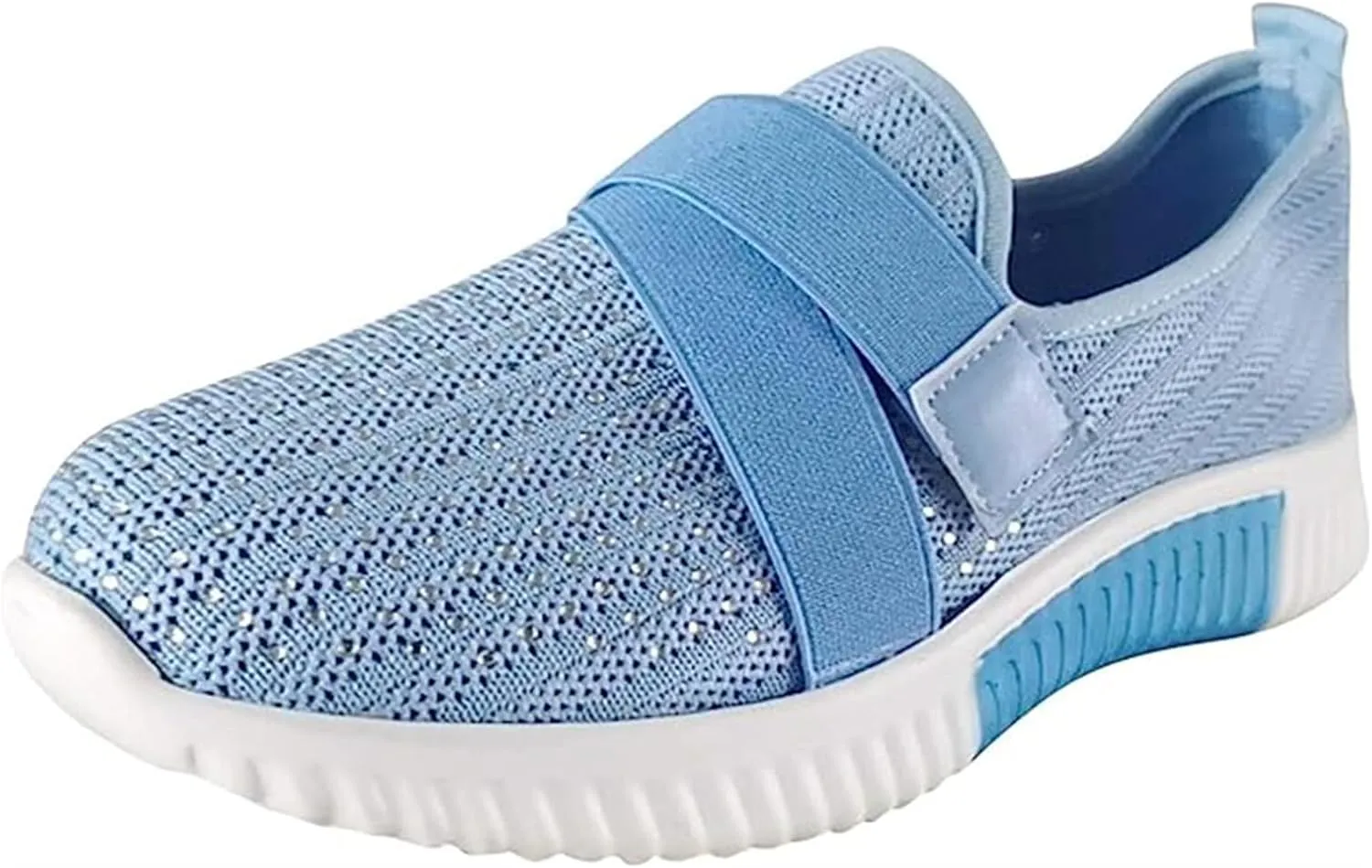 Ladmiple Gym Shoes For Women Workout Memory Foam Walking Shoes Running Classic Casual Slip On Athletic Tennis Sneakers
