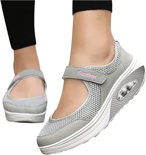 Ladmiple Sneakers For Women Comfortable Shoes Slip On Casual Platform Walking Shoes Dressy Summer Fashion Flats Loafers