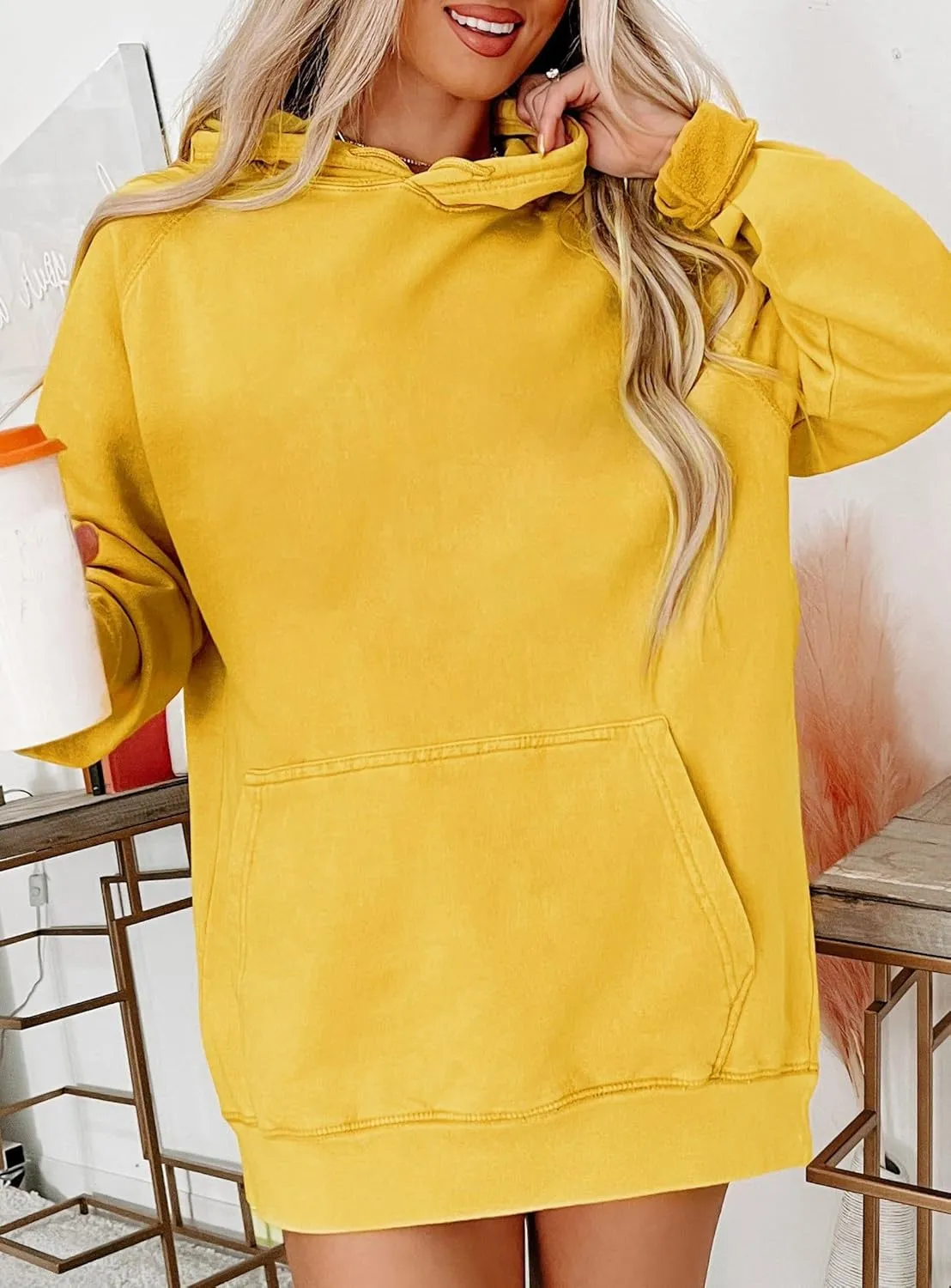 LAVASEON Halloween Pumpkin Hooded Sweatshirt for Women Oversized Sweatshirts Fleece Hoodides Hallowmas Pullover Tops