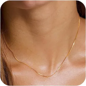Layered Necklaces for Women Trendy, 14K Gold Layered Necklaces for Women Layering Necklaces Trendy Gold Chain Necklaces Jewelry for Women