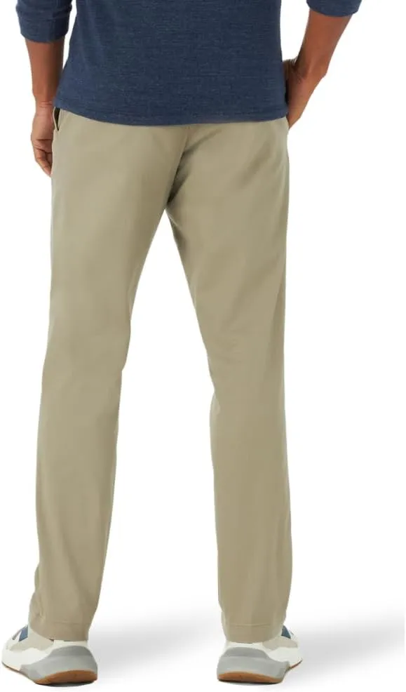 Lee Men's Extreme Motion Flat Front Relaxed Taper Pant