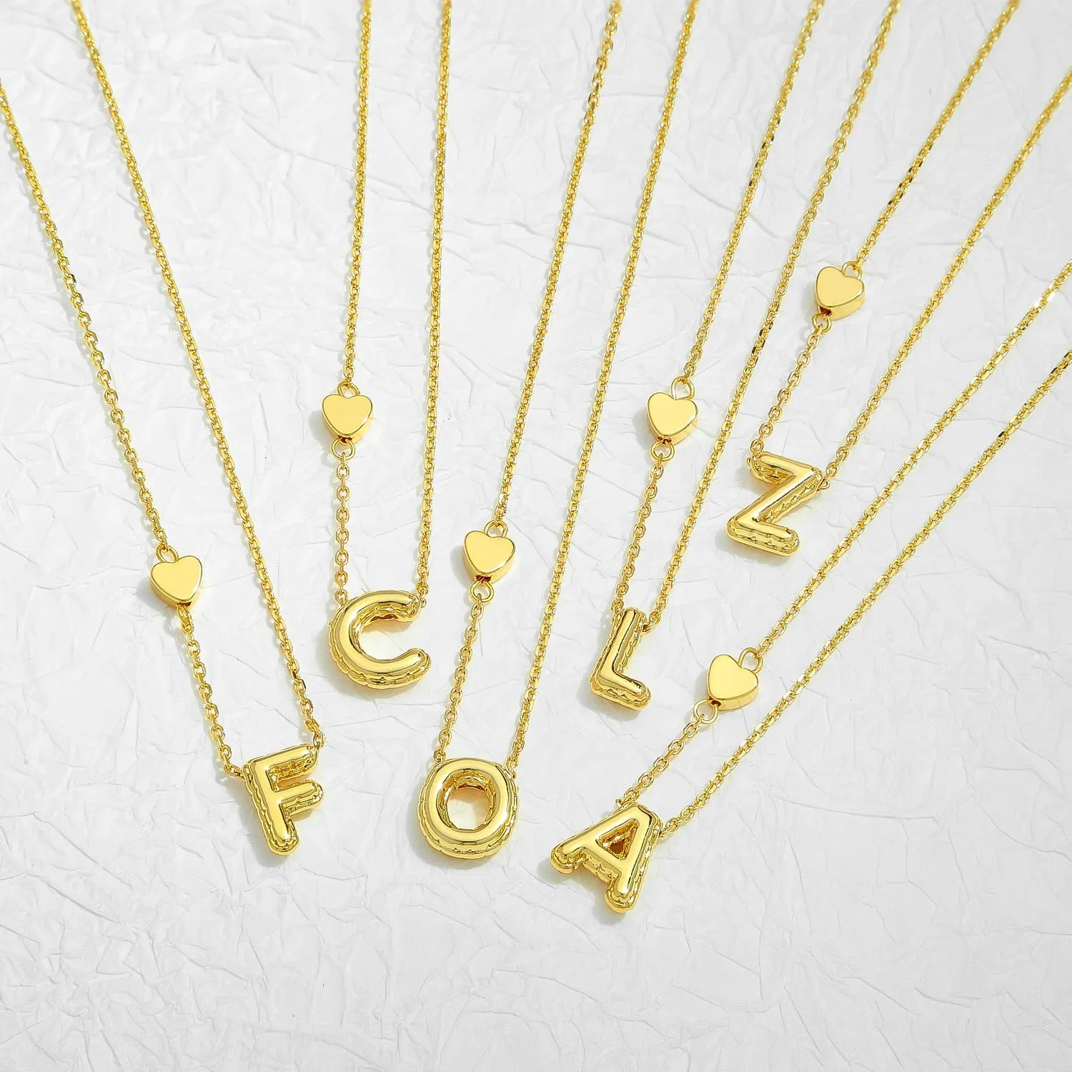 LILIE&WHITE Gold Initial Necklaces for Women Gold Necklaces Letter Name Choker Necklaces Initial Fashion NecklaceJewelry Gift