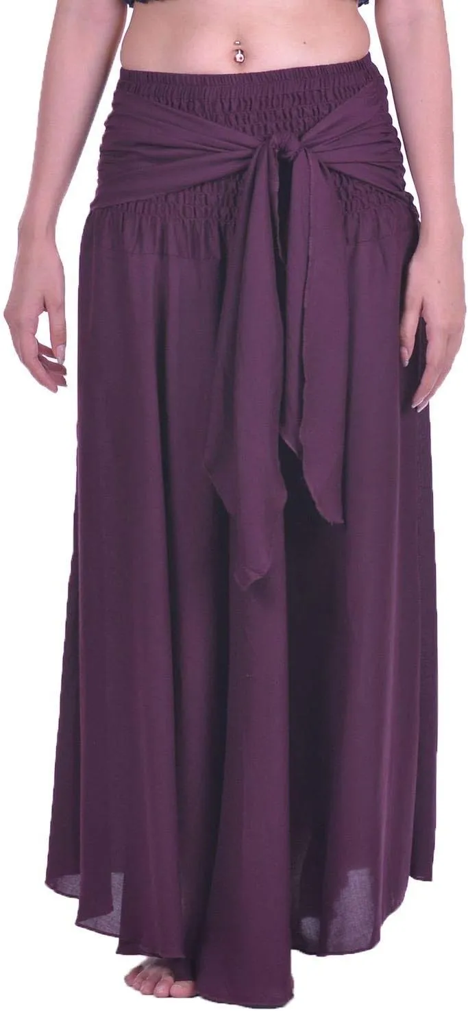 LOFBAZ Long Maxi Skirts for Women Gypsy Hippie Clothes Bohemian Boho Dress Plus