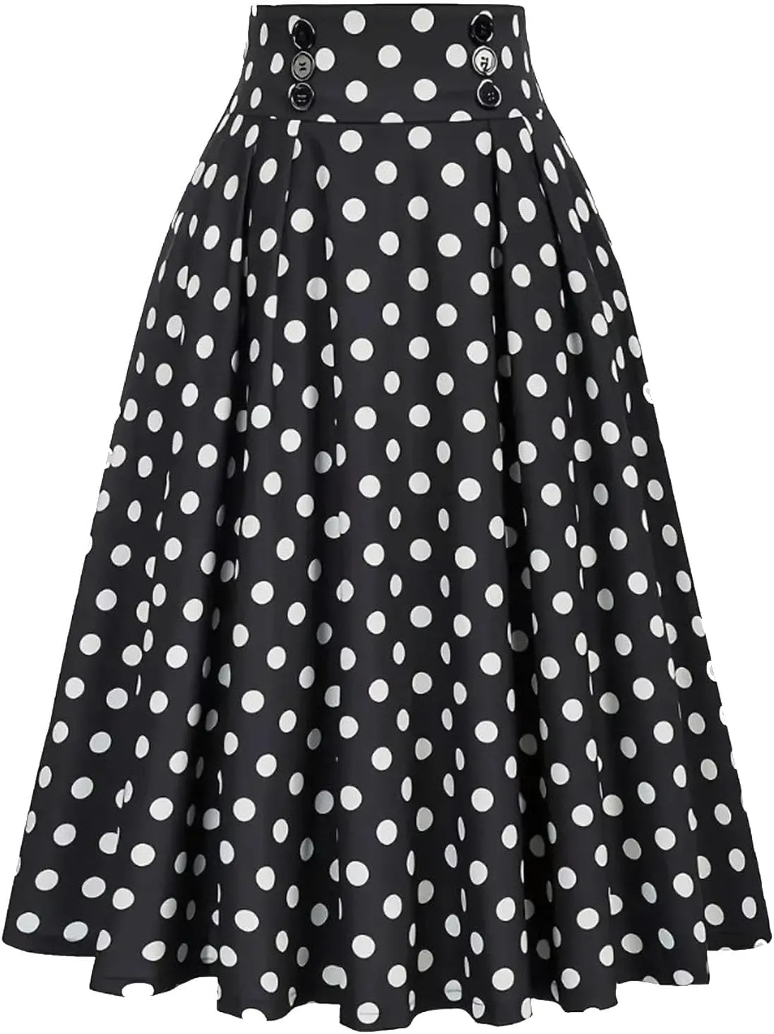 Long Skirts for Women Summer Trendy Color Block High Elastic Waist Tummy Control Pleated Midi Skirts Ladies Fashion