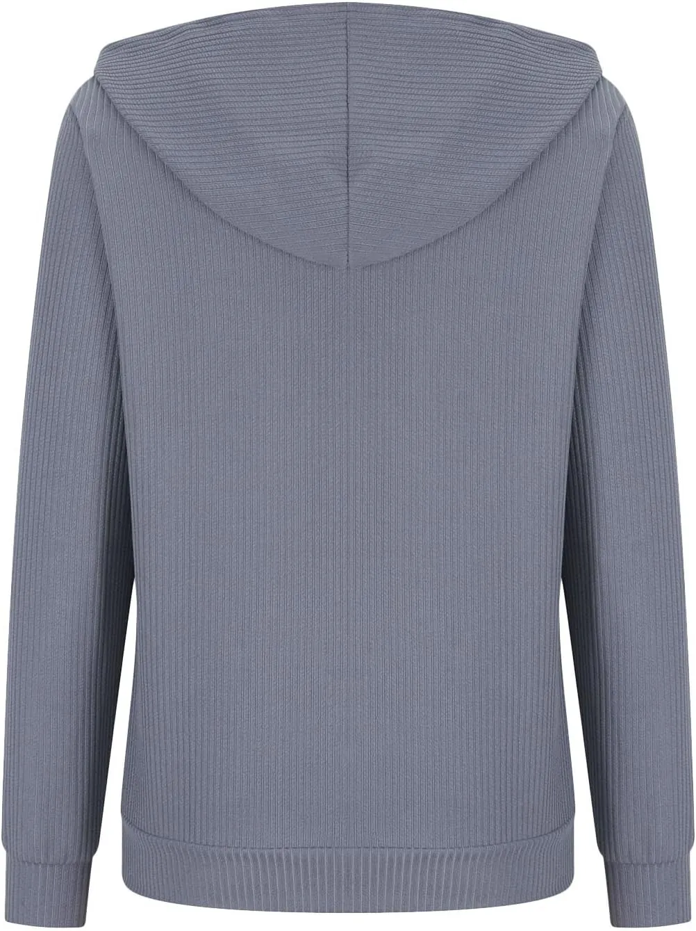 Long Sleeve Going Out Tops for Women Solid Button Hoodies Casual Comfy Fitted Sweat Shirts with Pockets