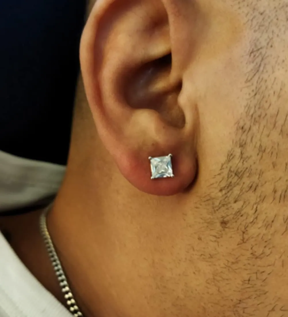 Longita Magnetic Clip-on Earrings - Fake & Realistic Look, Men's Aretes de Iman