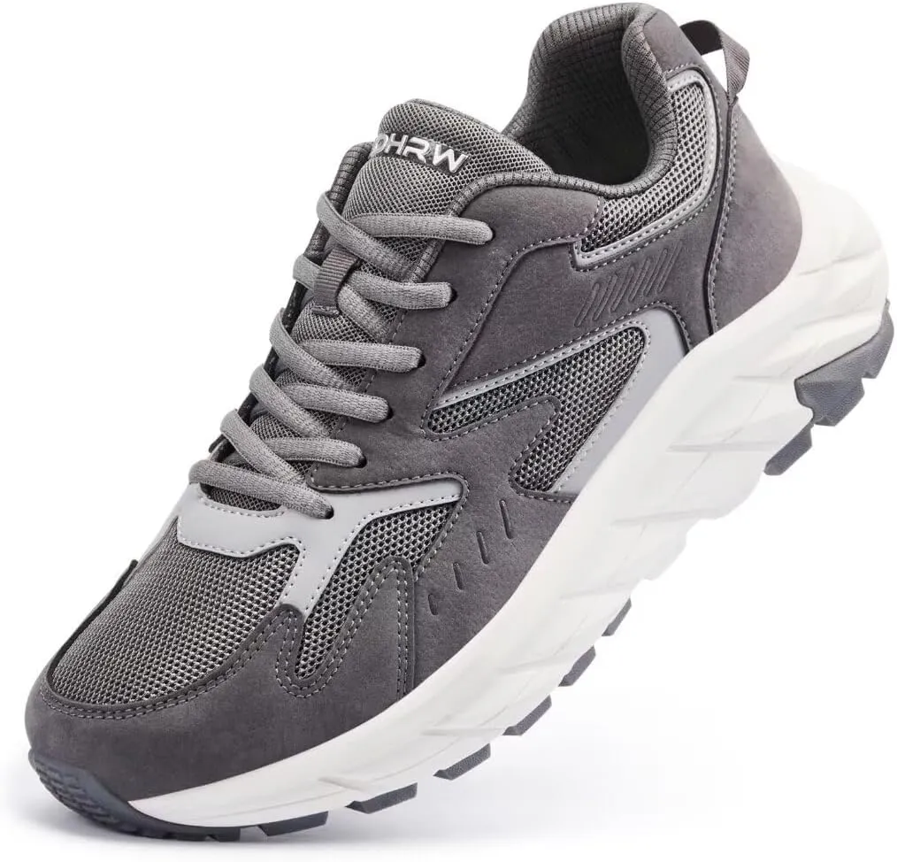Men Extra Wide Width Sneakers Comfort Walking Shoes Relieve Foot Pain Wide Toe Box with Arch Support
