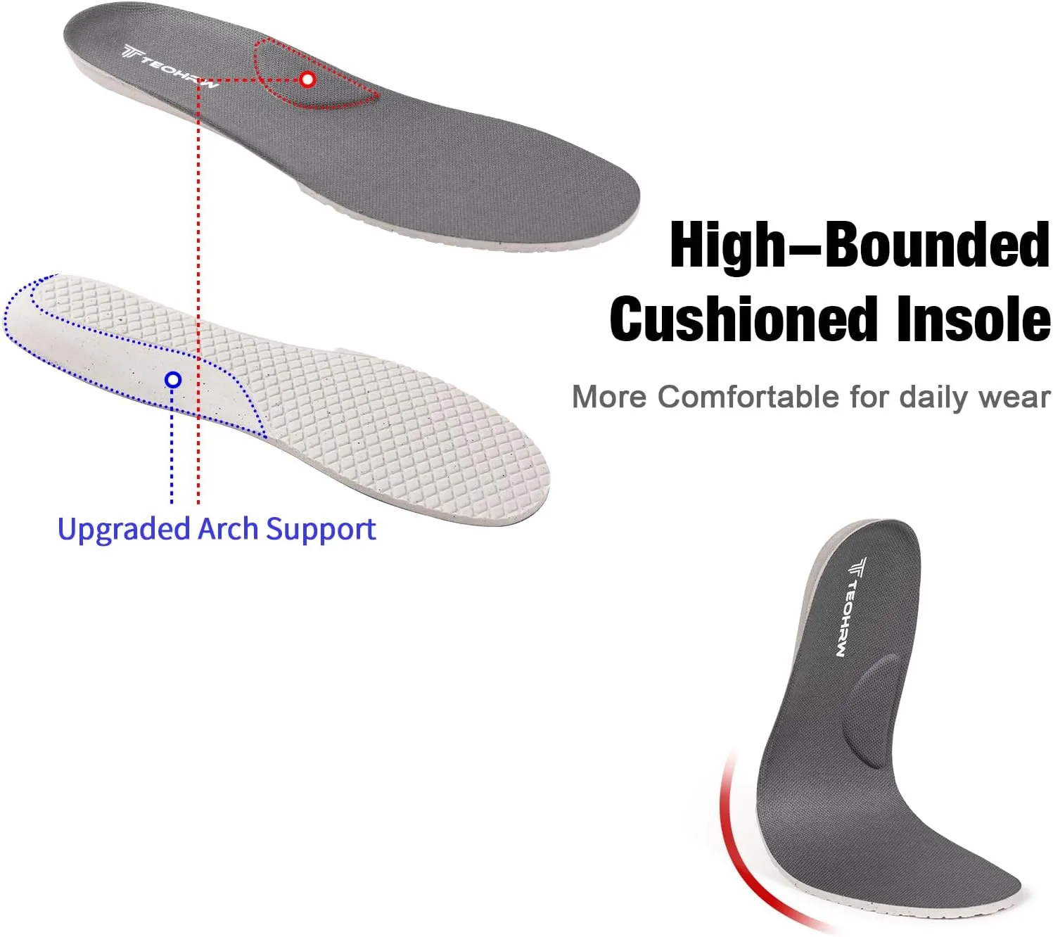 Men Extra Wide Width Sneakers Comfort Walking Shoes Relieve Foot Pain Wide Toe Box with Arch Support