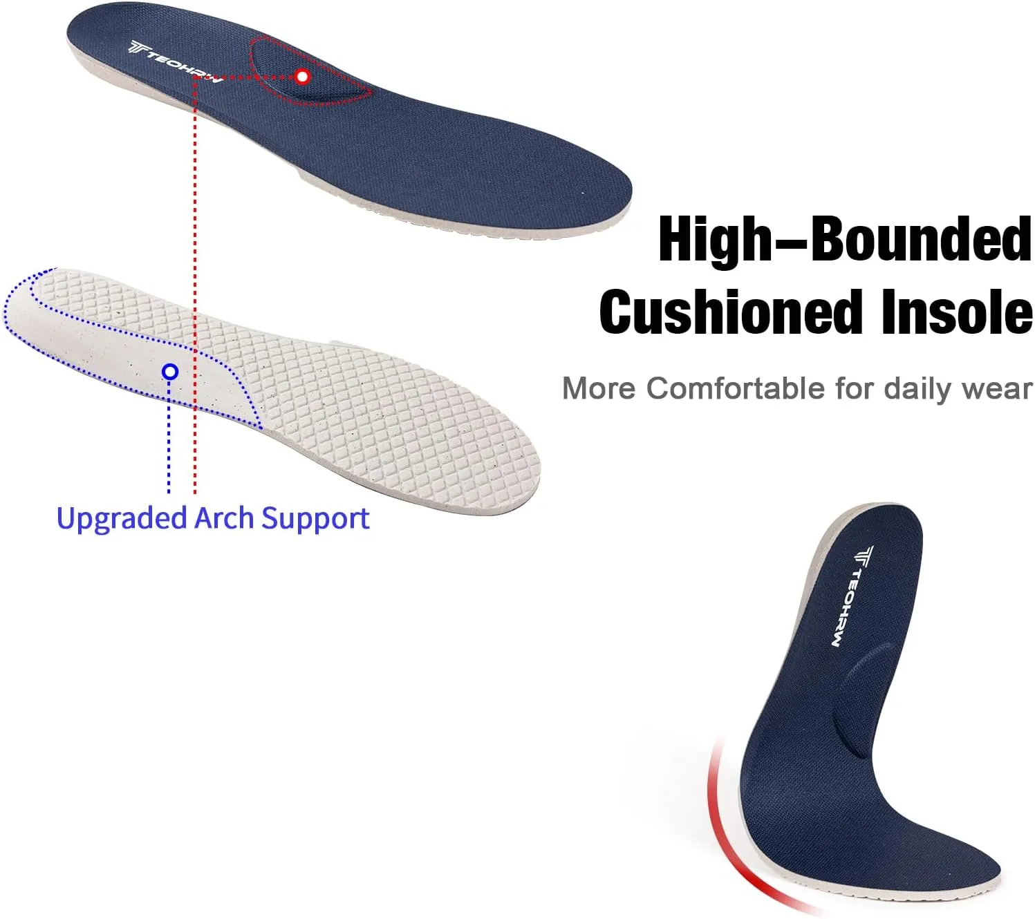 Men Extra Wide Width Sneakers Comfort Walking Shoes Relieve Foot Pain Wide Toe Box with Arch Support
