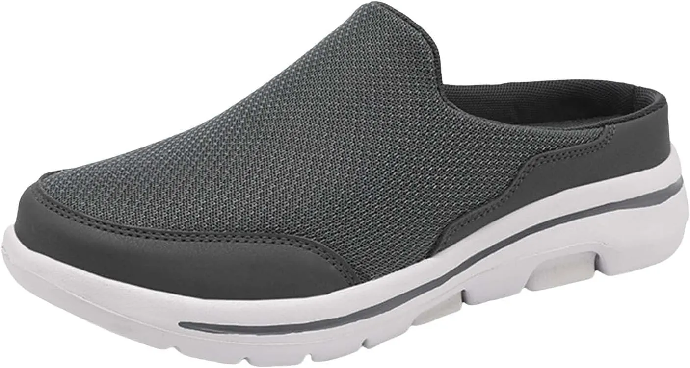 Men's Breathable Barefoot Shoes Soft Flat Soled Slip On Mesh Shoes Heelless Walking Mens Dress Breathable