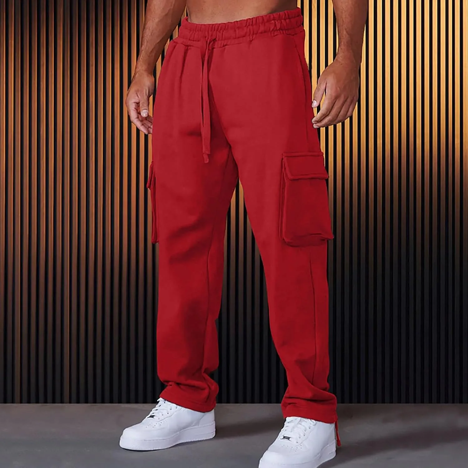 Men's Cargo Pants Casual Sports Slim Trousers with Cargo Joggers Mens Men's Cargo Pants Men's Tactical Pants Trousers