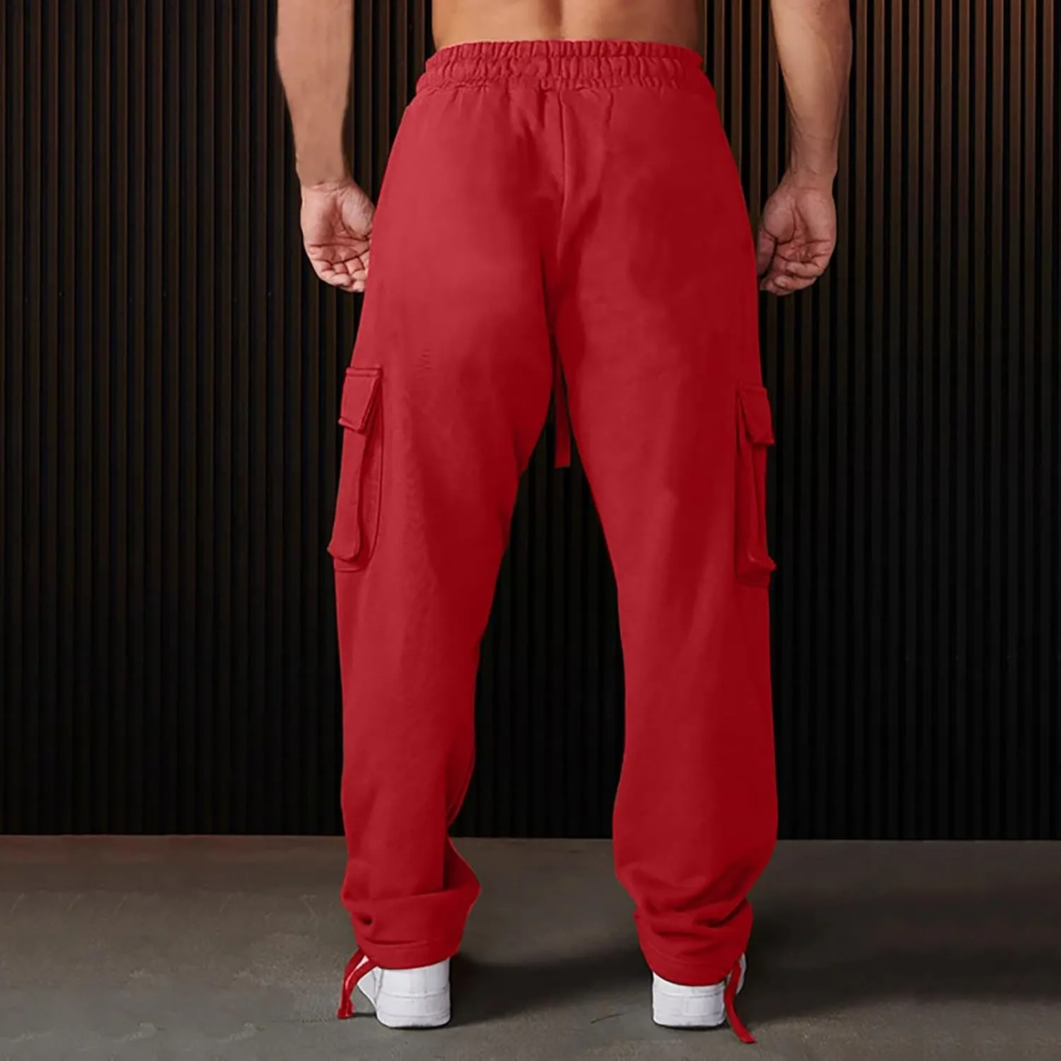 Men's Cargo Pants Casual Sports Slim Trousers with Cargo Joggers Mens Men's Cargo Pants Men's Tactical Pants Trousers