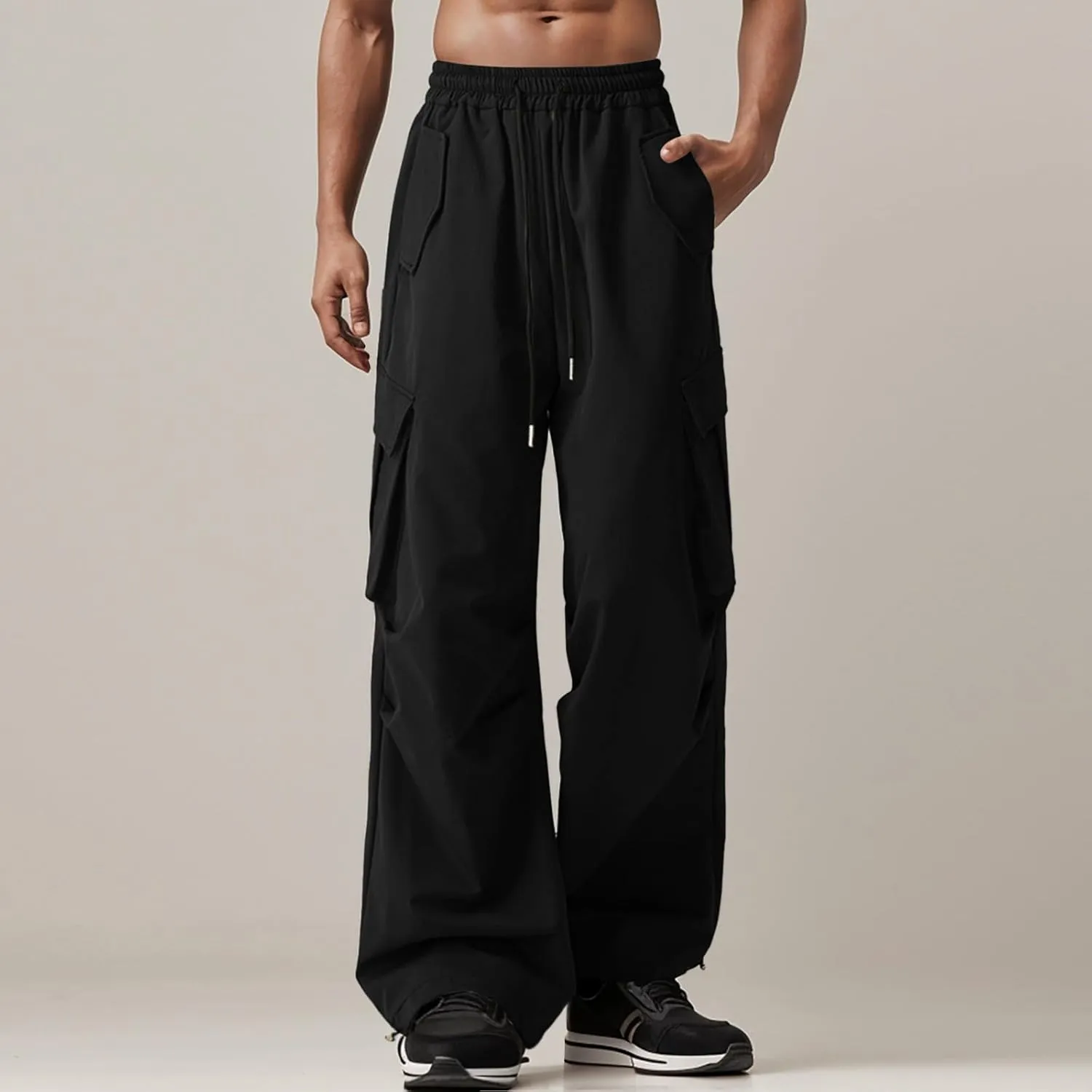 Men's Cargo Pants Casual Trousers Tracksuit Trousers Work Pants for Men Multi Pocketsmen's Cargo Jogger Pants Stretch