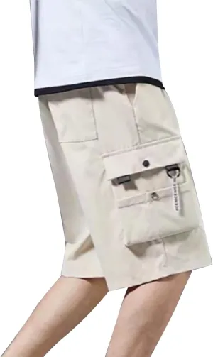 Men's Cargo Pants Stretch Fabric Sports Trousers Men's Slim Pants Men's Work Pants 6-Pocket Cargo Pants Plus Size