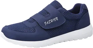 Men's Casual Walking Shoes Wide Width Workout Shoes Adjustable Fashion Sneakers Non-slip Flats Orthopedic Shoes
