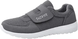 Men's Casual Walking Shoes Wide Width Workout Shoes Adjustable Fashion Sneakers Non-slip Flats Orthopedic Shoes