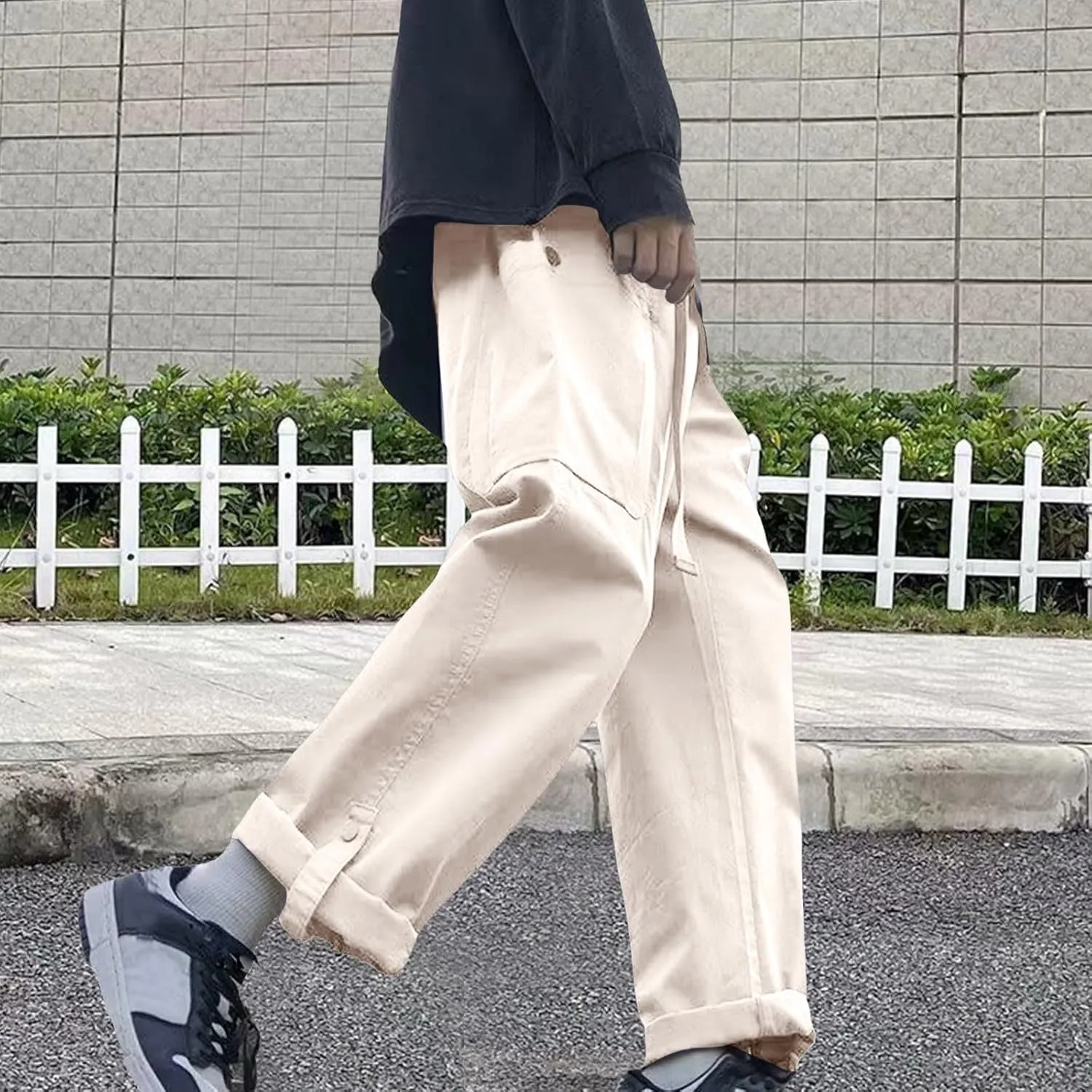 Men's Cotton Cargo Pants Plus Size Trousers Trousers Men's Slim Chino Pants Cargo Pants for Men Baggy Ripstop Pants