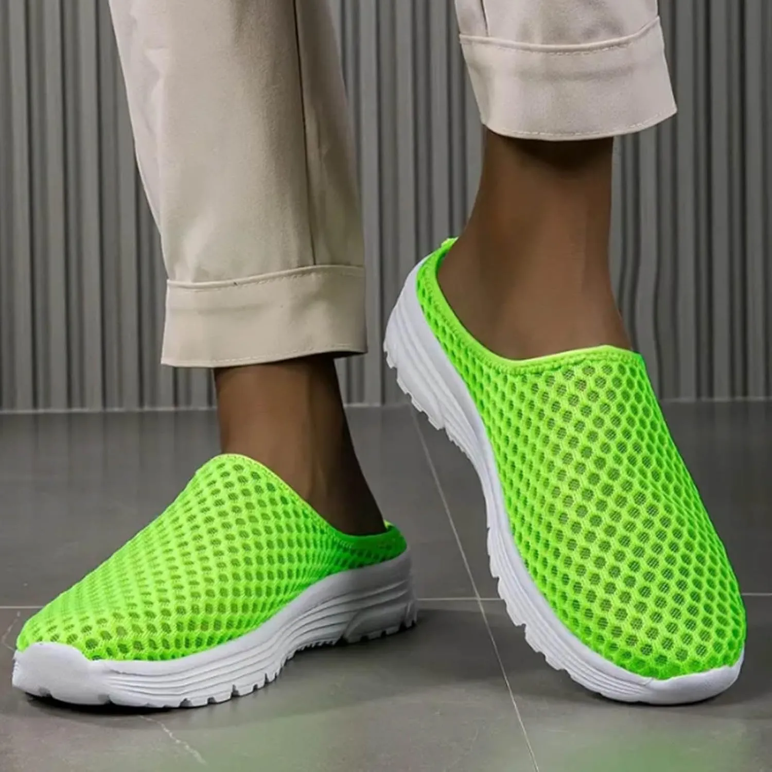 Men's Fashion Sneakers Unisex Lazy Slip On Casual and Comfortable Slippers for Men and Women