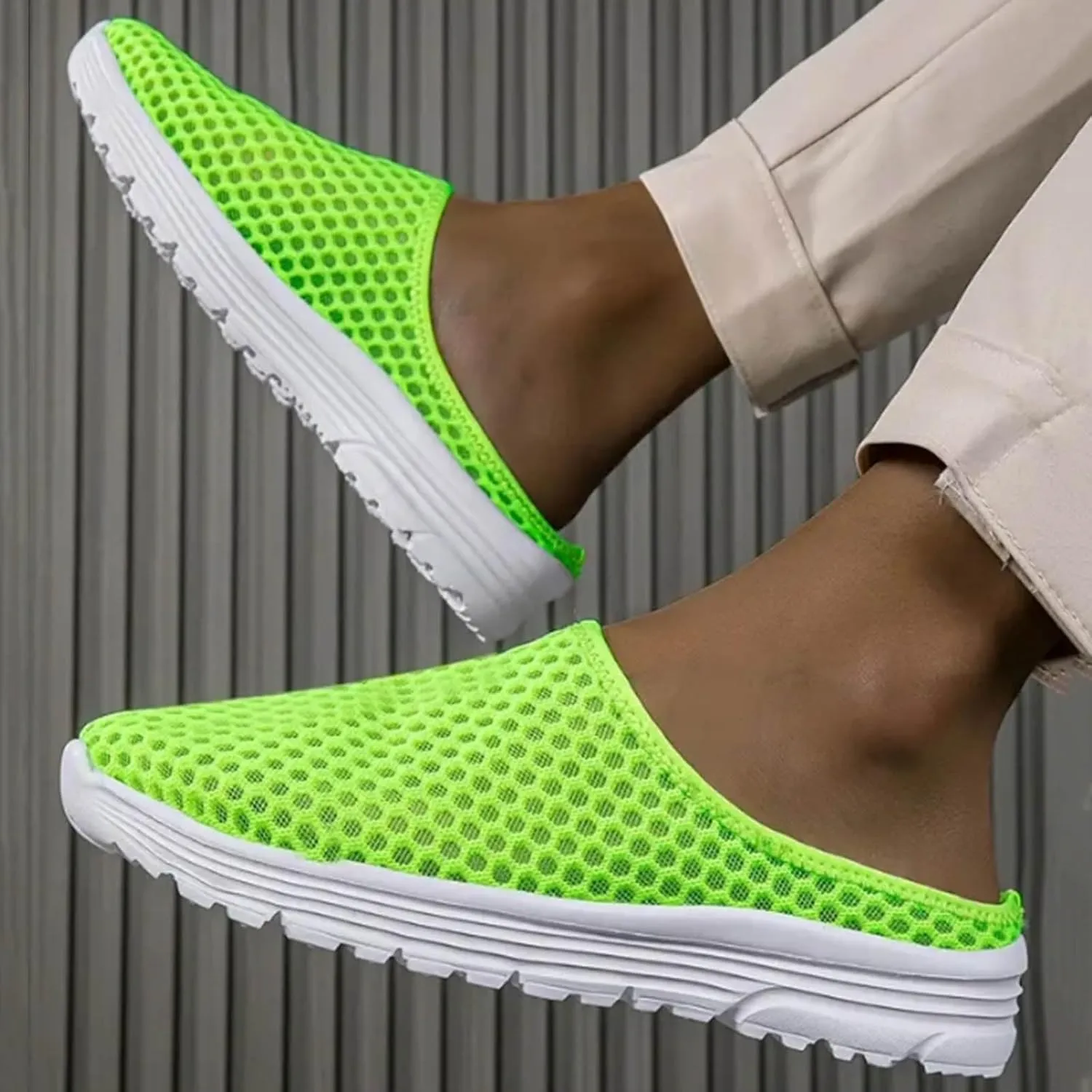 Men's Fashion Sneakers Unisex Lazy Slip On Casual and Comfortable Slippers for Men and Women