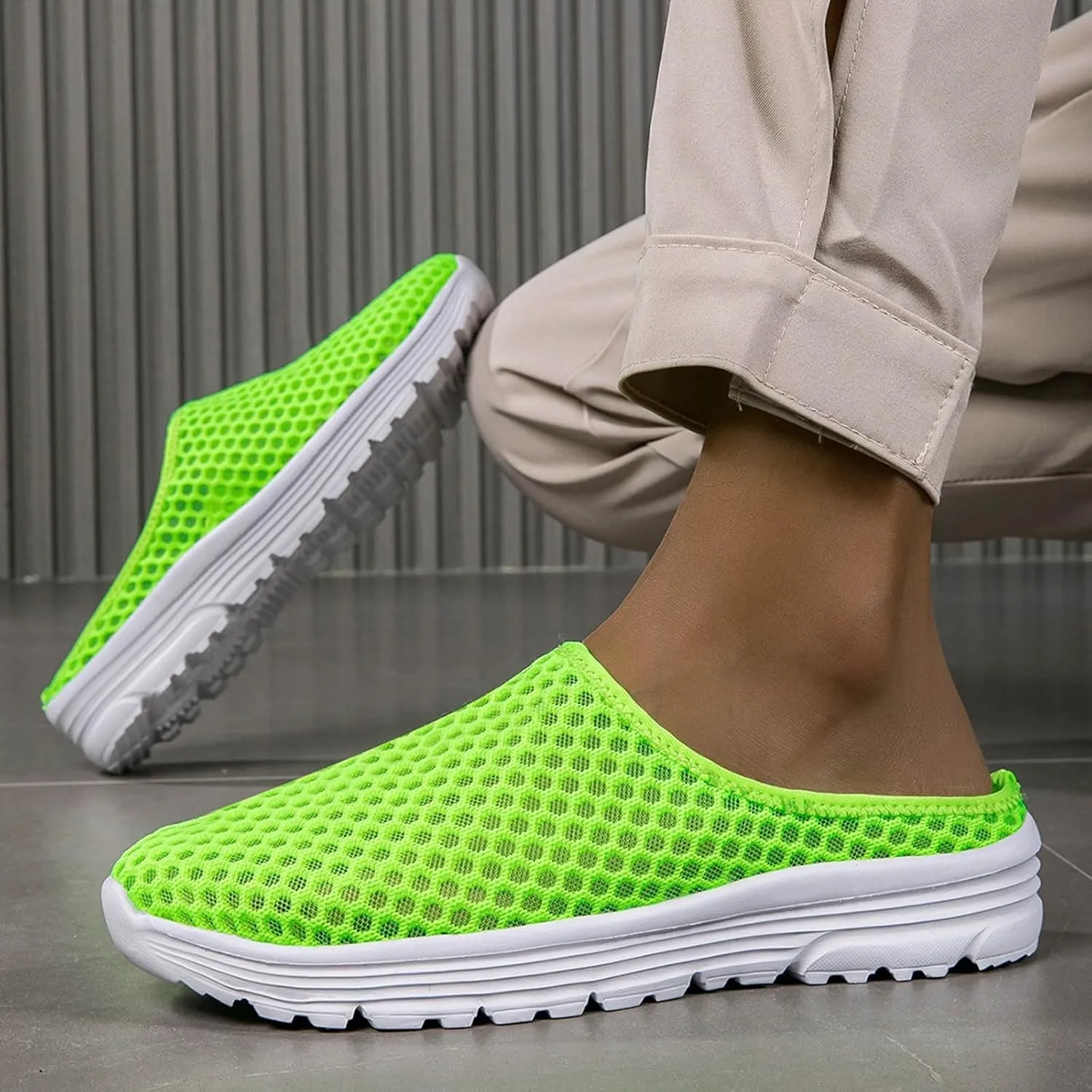 Men's Fashion Sneakers Unisex Lazy Slip On Casual and Comfortable Slippers for Men and Women