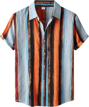 Mens Funny Hawaiian Shirts Costume Dress Shirts Mens Short Sleeve Button Down Shirt Dress Shirts Christmas Shirts for