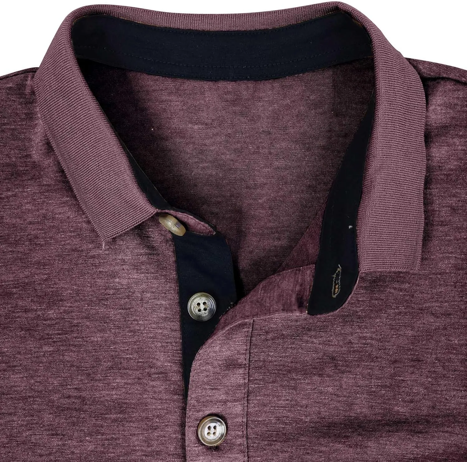 Men's Golf Shirts Moisture Wicking Polo Shirt Classic Solid Bowling Tees Short-Sleeve Casual Basic Shirt for Men