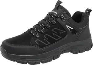 Men's Hiking Shoes Non-Slip Comfortable Walking Shoes Breathable Trial Trekking Sneakers Lightweight Work Shoes