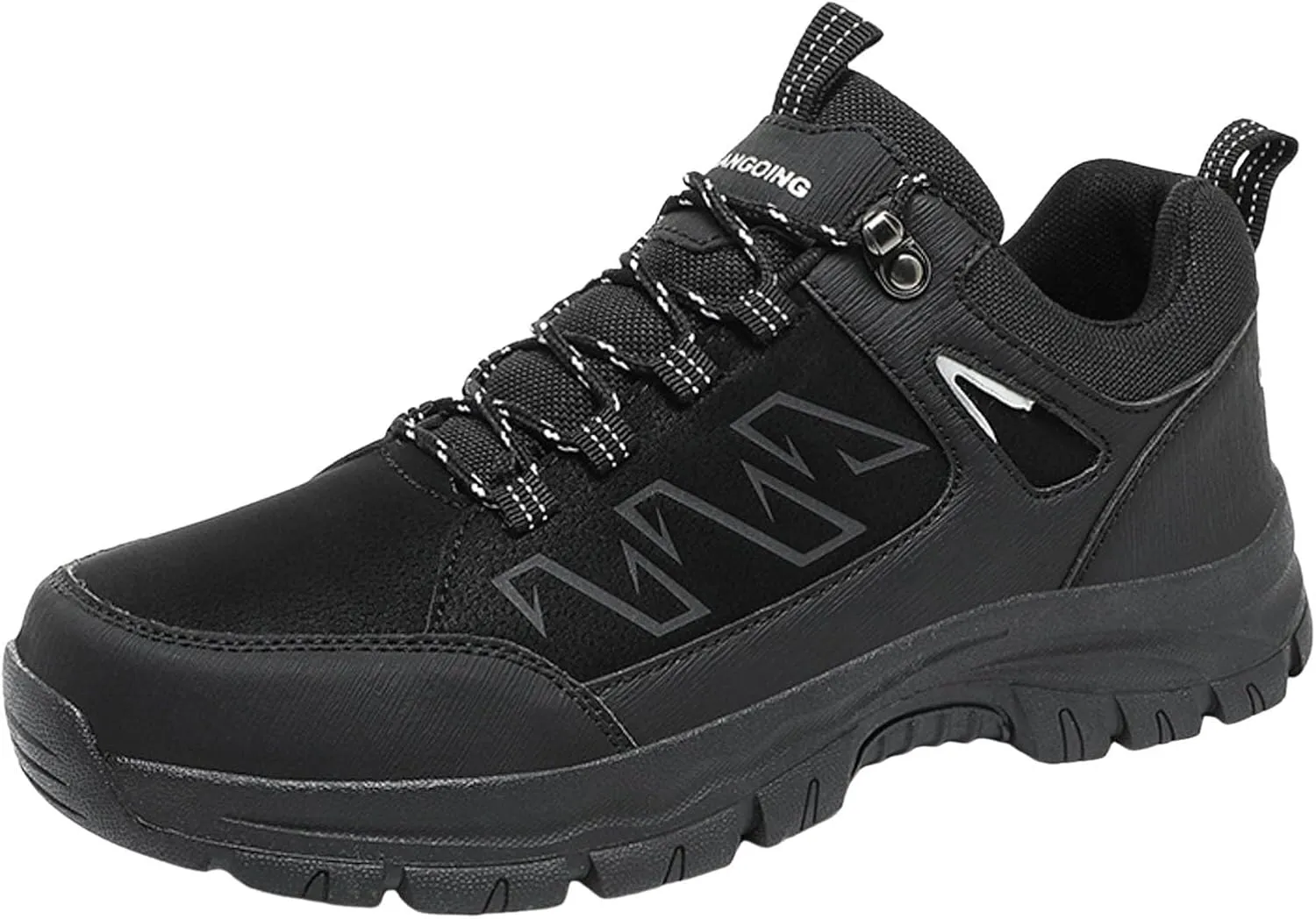 Men's Hiking Shoes Non-Slip Comfortable Walking Shoes Breathable Trial Trekking Sneakers Lightweight Work Shoes