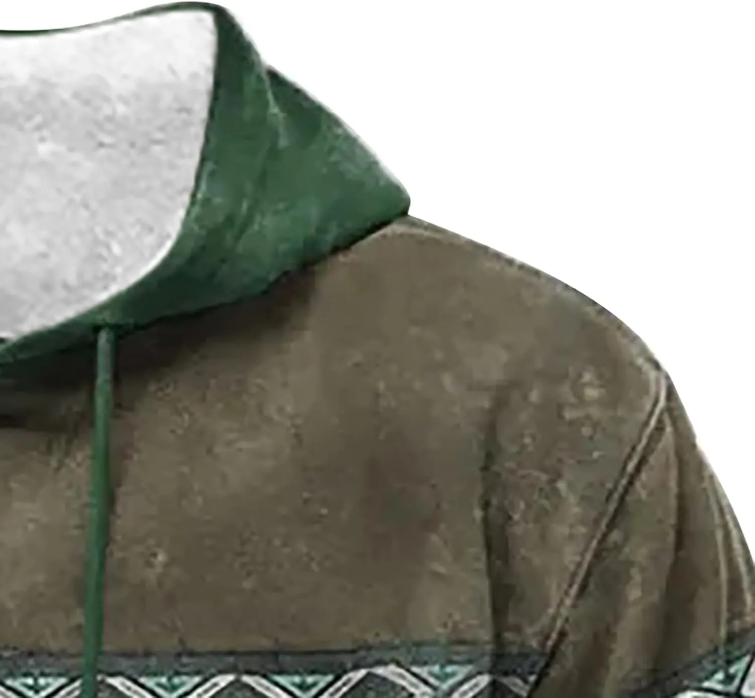 Mens Hoodies Pullover Vintage Long Sleeve Hoodie Half Zipper Hooded Sweatshirt Top Workwear Multi Pocket Men Hoodie