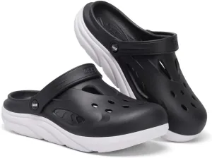 Mens Orthotic Clogs Garden Shoes Recovery Sport Sandals Arch Support Slip-on Mules Outdoor Beach Slippers Recovery Plantar Fasciitis Orthotic Slides
