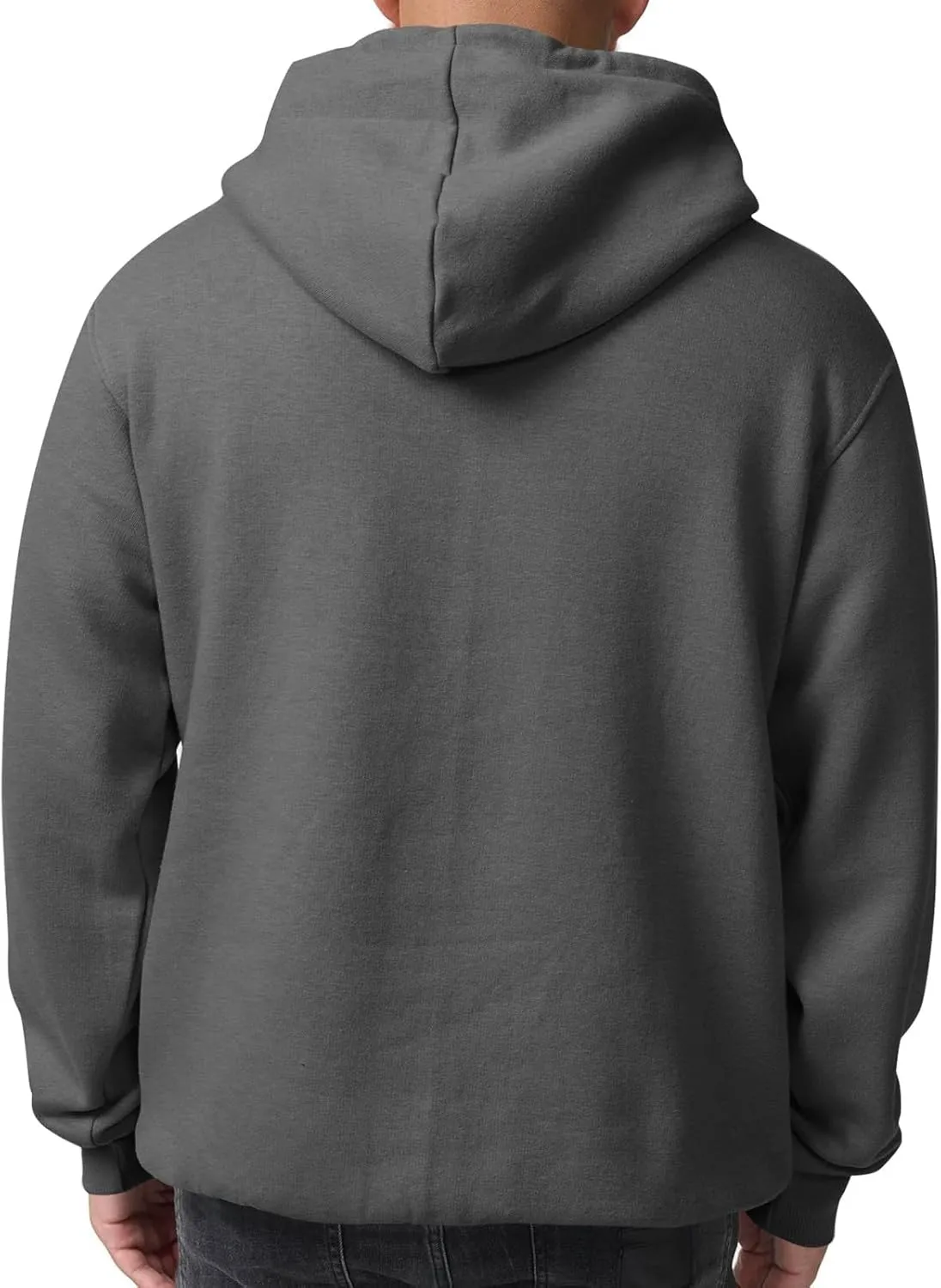 Mens Oversized Hoodies Casual Fleece Long Sleeve Crewneck Hooded Sweatshirt Big And Tall Pullover Shirts S-3XL
