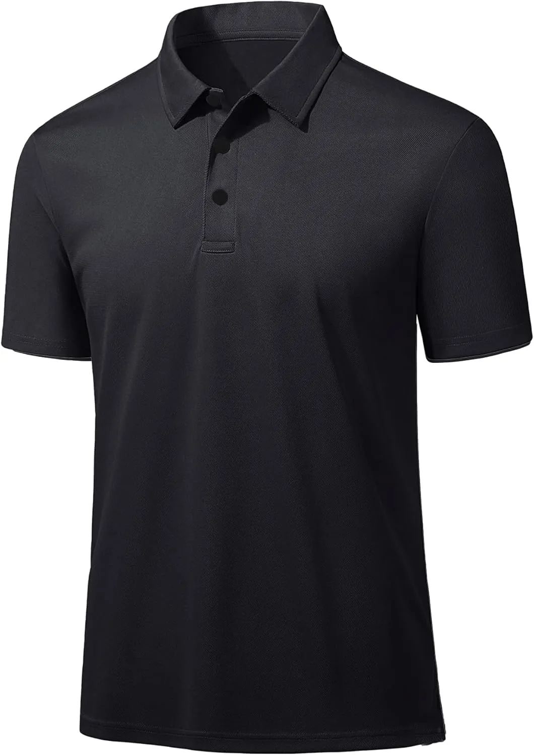 Men's Polo Shirts Short Sleeve Golf Shirts Slim Fit Muscle Quick Dry Casual Dry Fit T Shirts