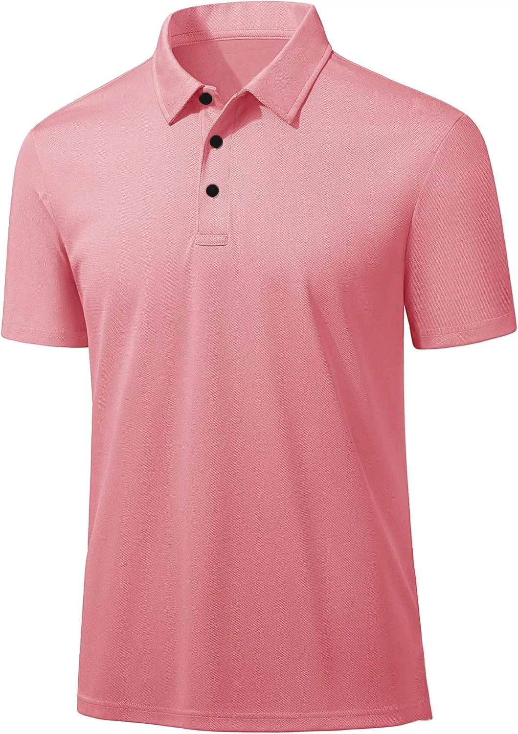 Men's Polo Shirts Short Sleeve Golf Shirts Slim Fit Muscle Quick Dry Casual Dry Fit T Shirts