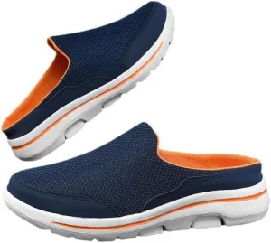 Men's Slip-on Mules Half Sneakers, Casual Walking Shoes Outdoor, Backless Sneakers, Open Back Shoes