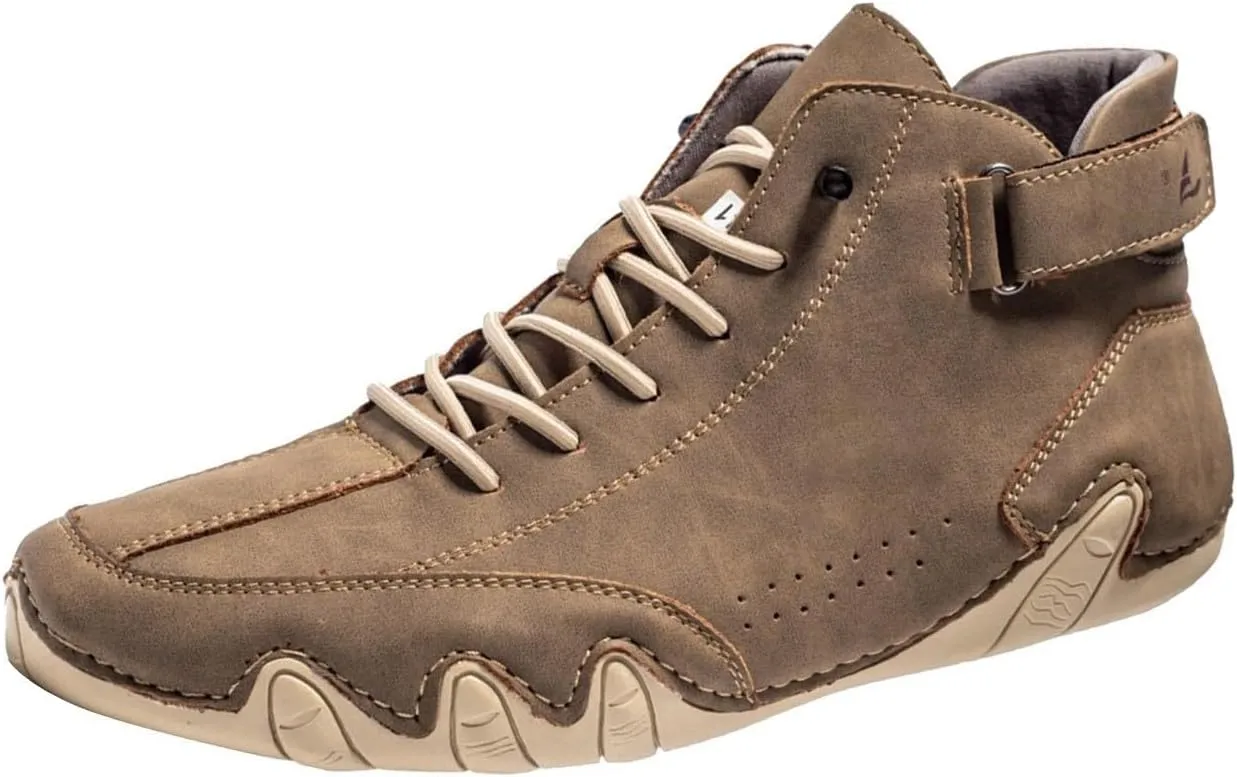 Men's Slip Shoes Couple's Foreign Trade High Top Boots Men and Women Leisure Short Boots Shoes Casual Men